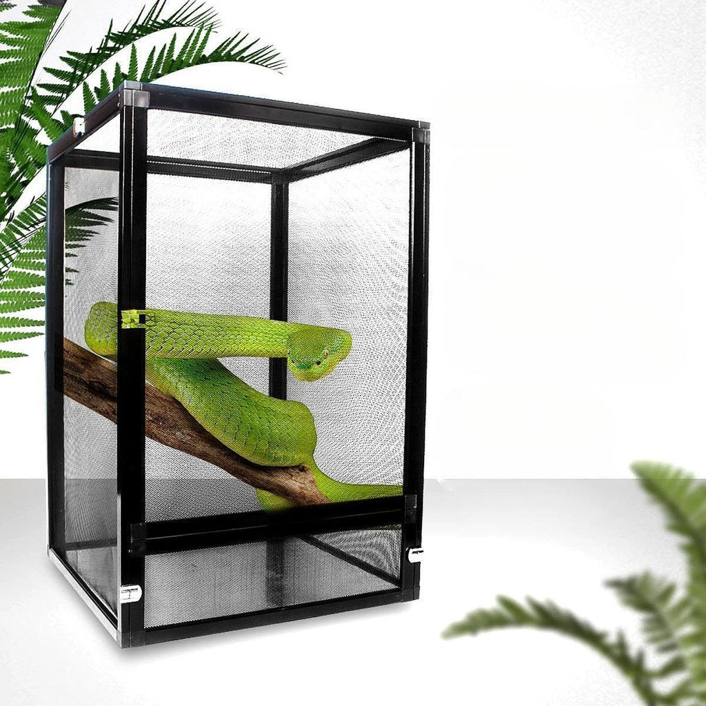 Aluminum Reptile Terrarium with Screen 45x45x80cm H540453
