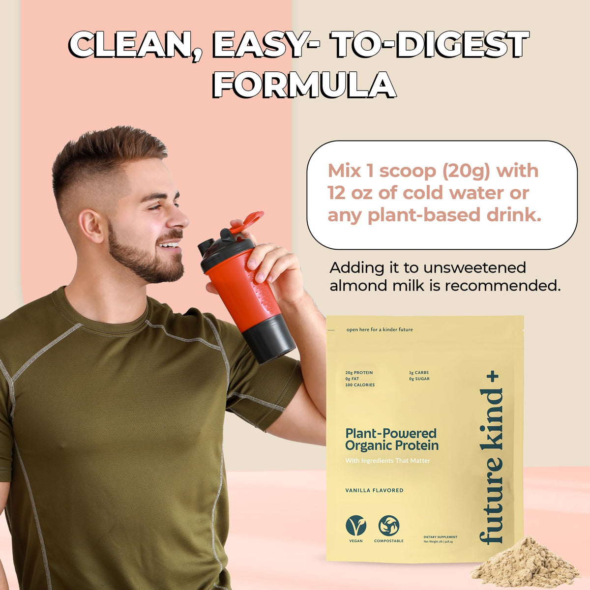 Vegan Protein Powder Vanilla 34 Servings L276682