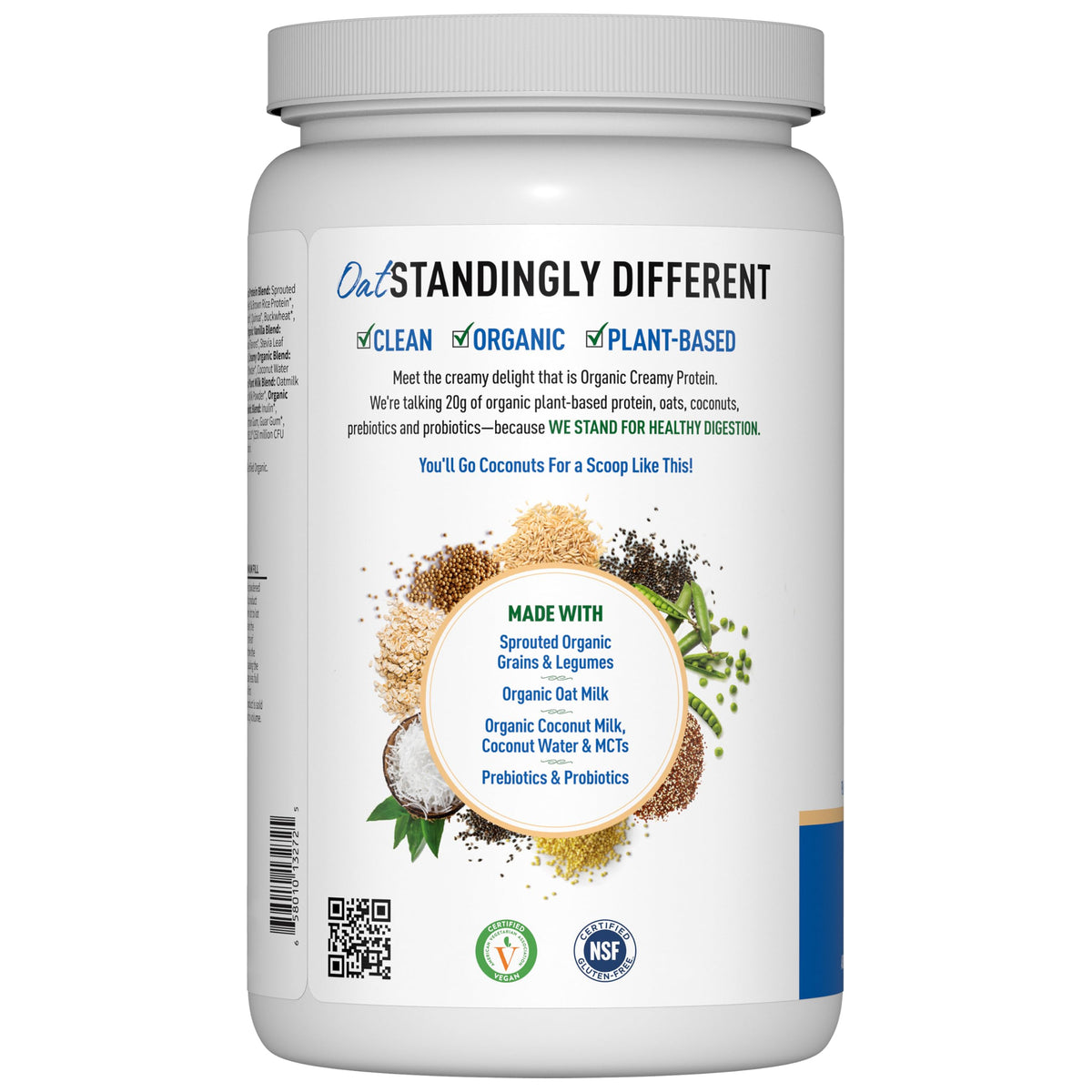 Vanilla Cookie Plant Protein Powder E522
