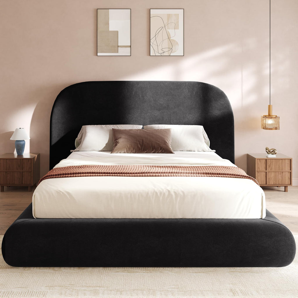 Queen Size Bed Frame with Headboard G348
