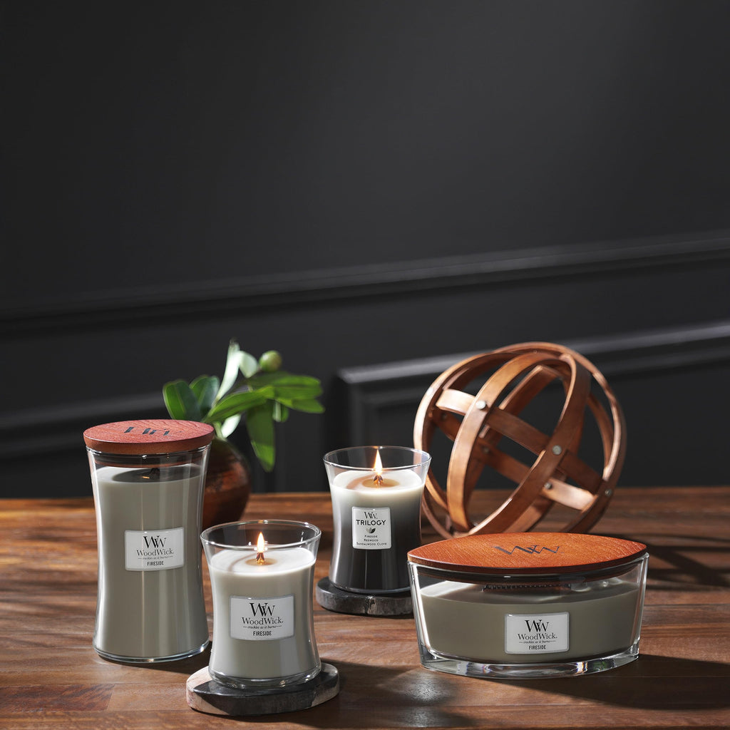Scented Trilogy Candle with Crackling Wick K1449