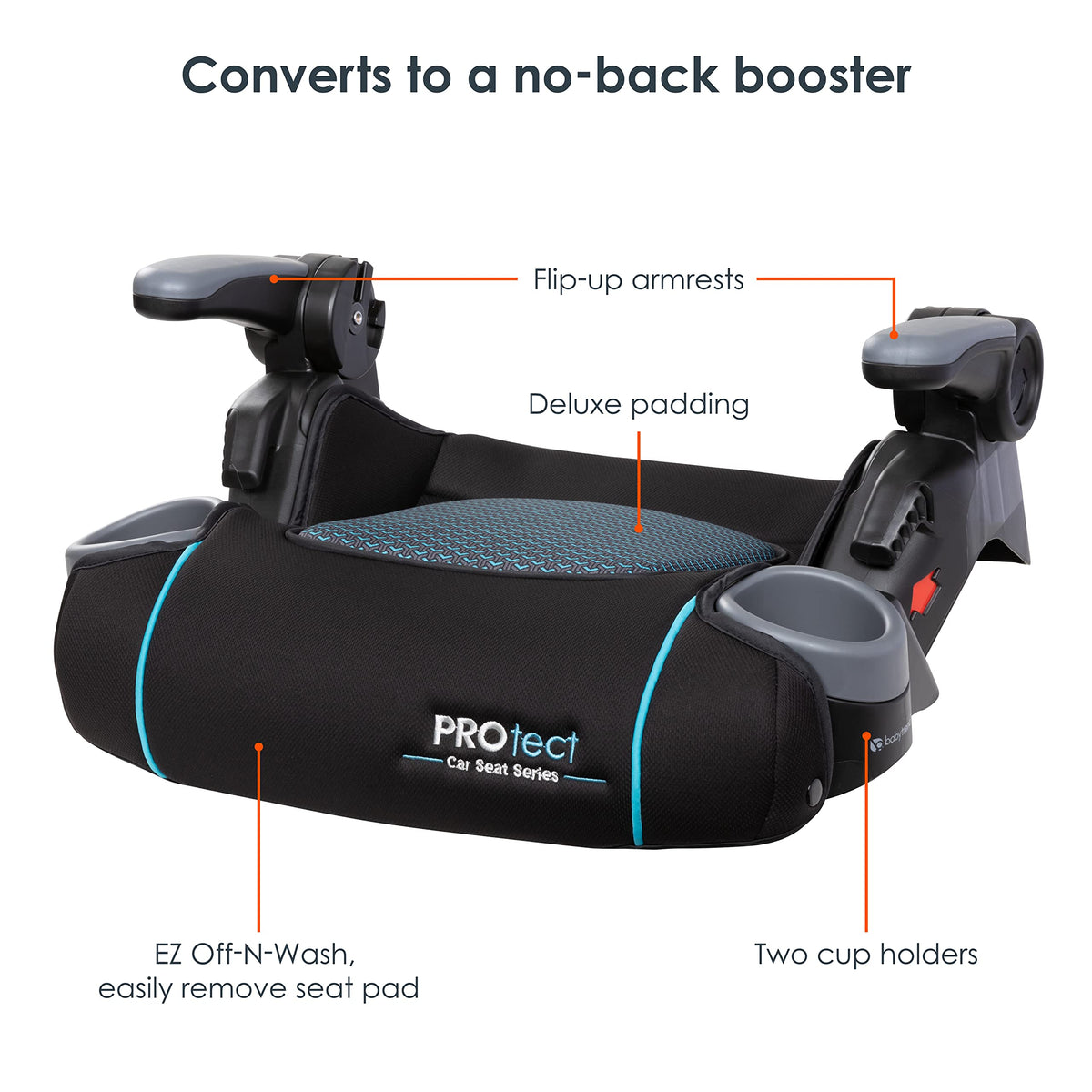 2-in-1 Folding Belt-Positioning Booster Seat D752
