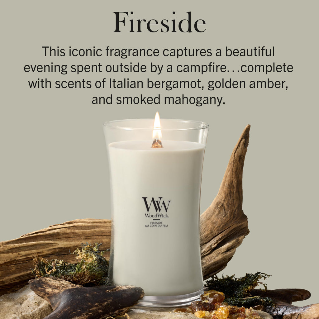 Large Scented Candle with Crackling Wick J9202
