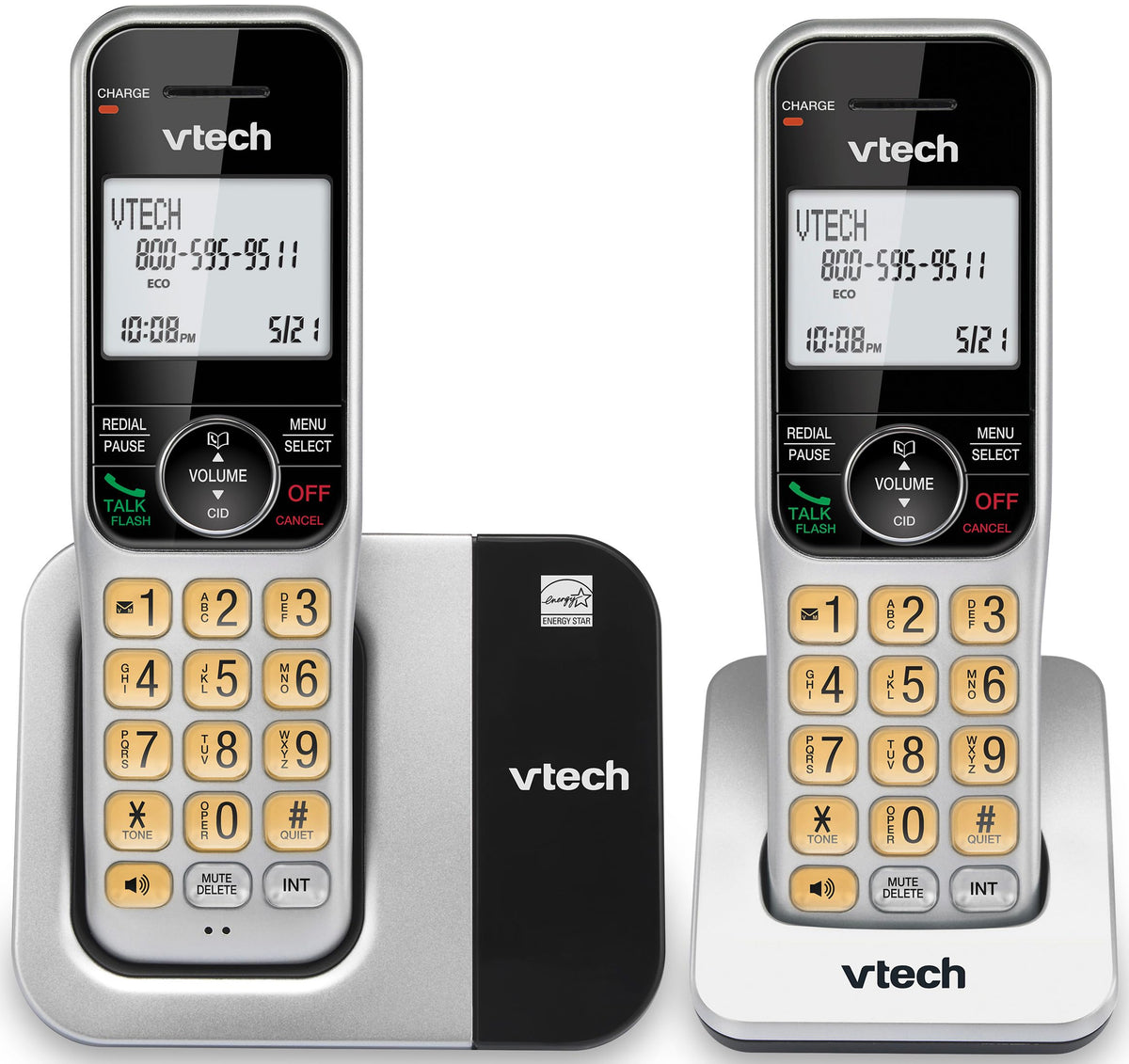 2-Handset Cordless Phone System with Call Block Y43264