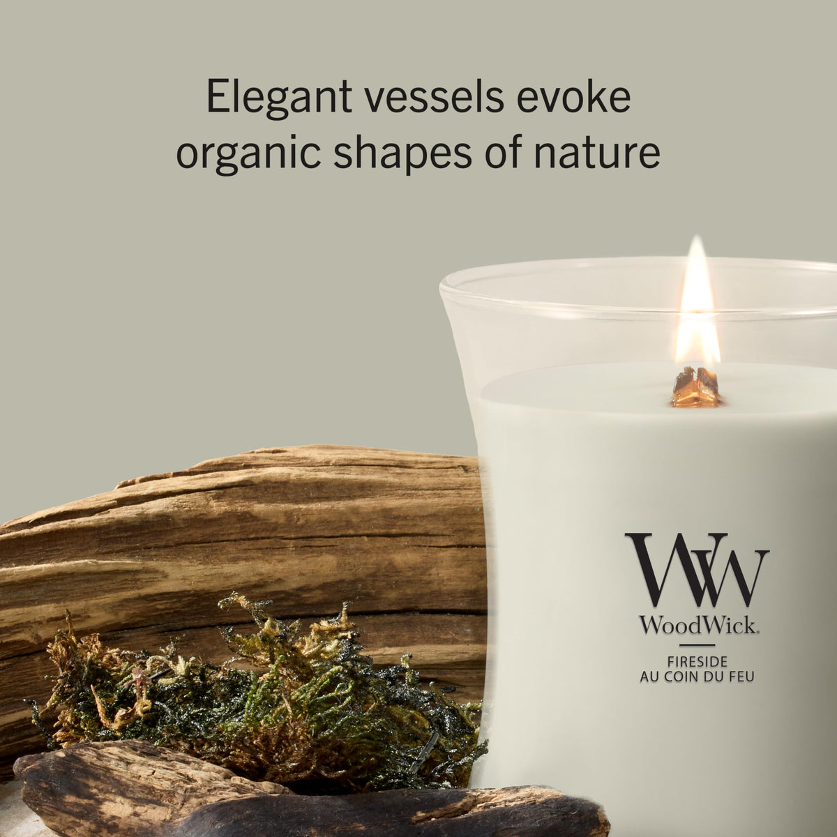 Large Scented Candle with Crackling Wick J9202