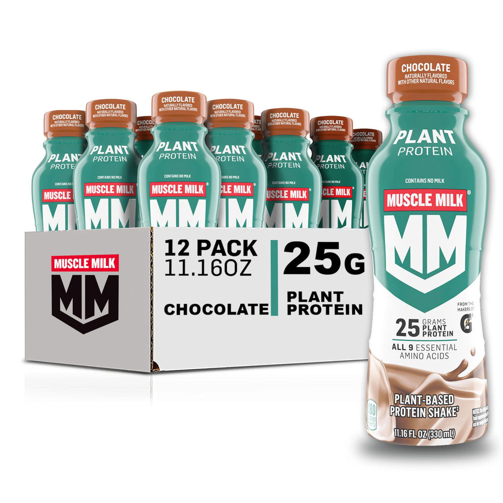 Plant Based Protein Shake Chocolate 11.16 Fl Oz Pack of 12 A7905