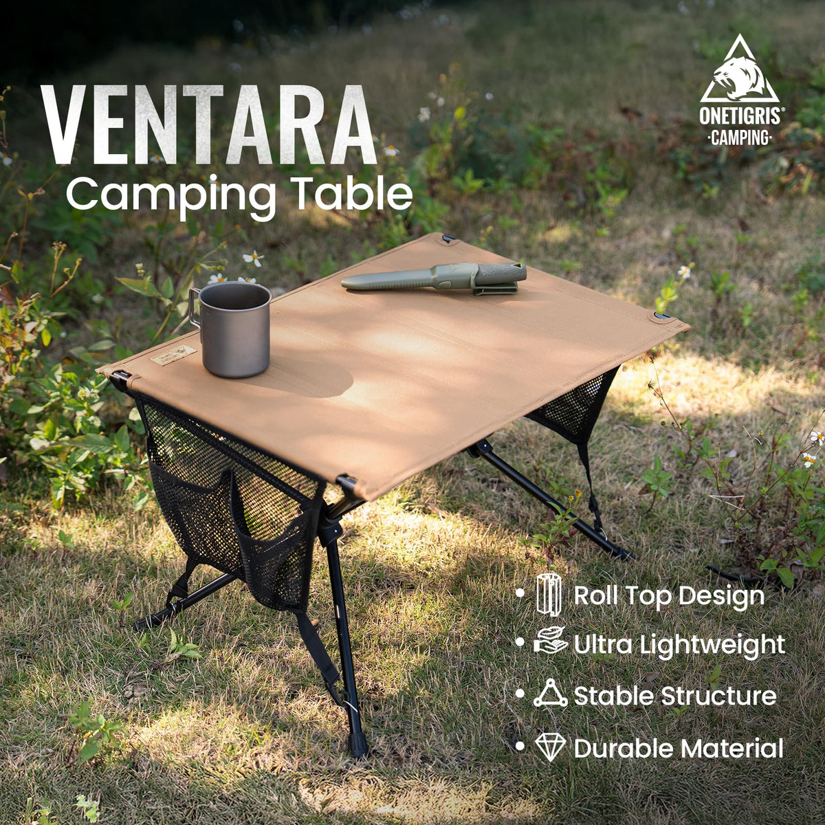 Ultralight Foldable Camping Table 2.4 lbs Y481