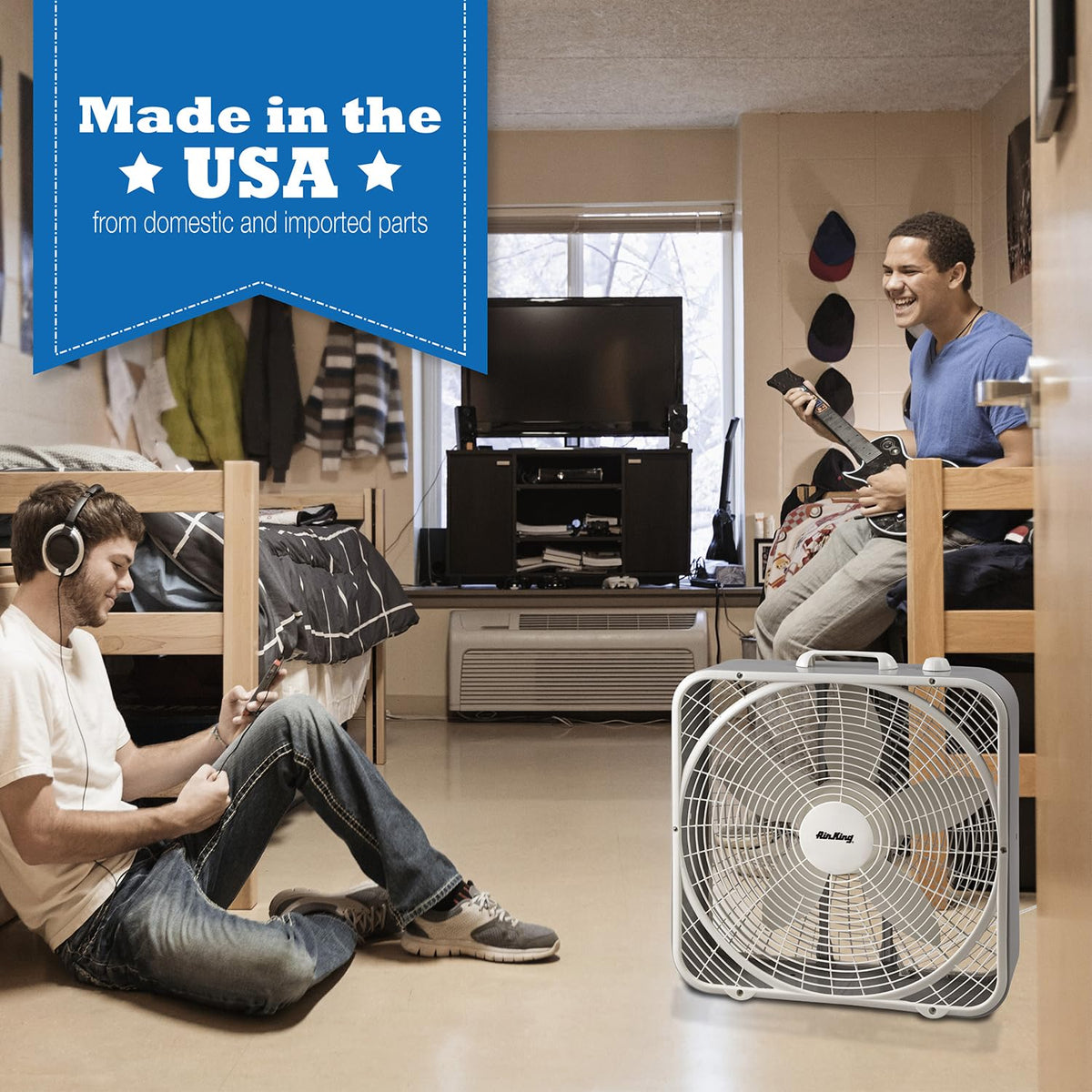 20-Inch 3-Speed Box Fan, White B24804