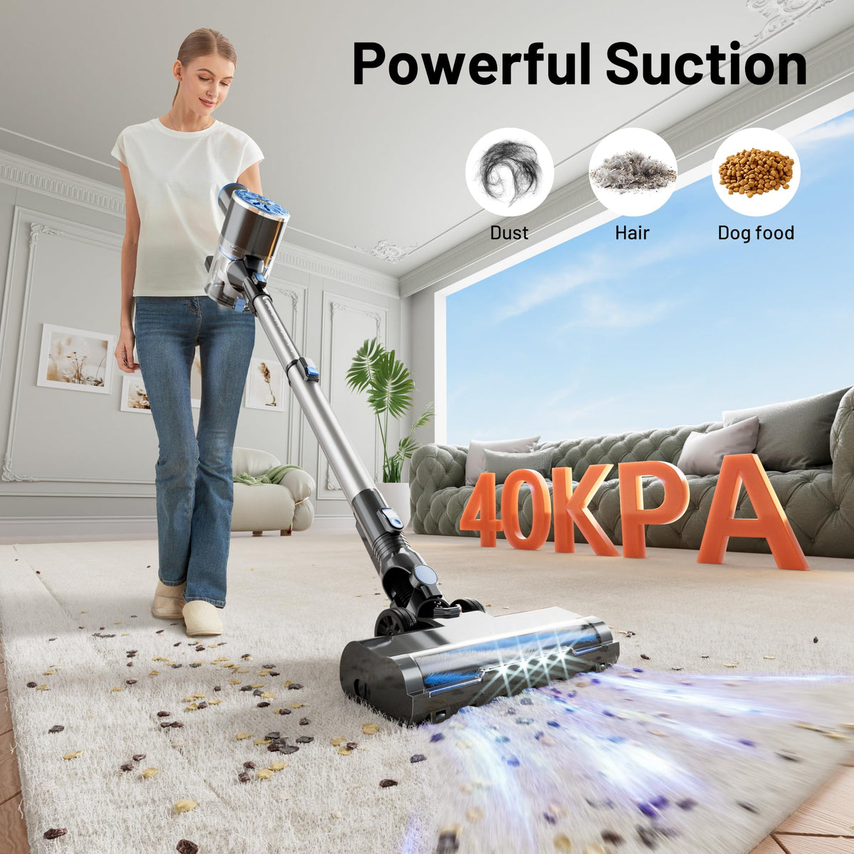 Cordless Stick Vacuum with LED Screen H69776