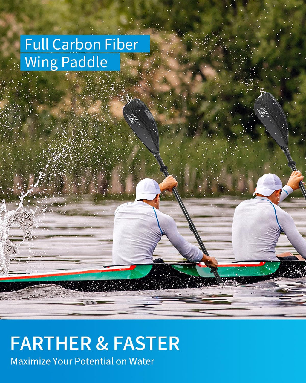 Lightweight Full Carbon Fiber Kayak Paddle W690283