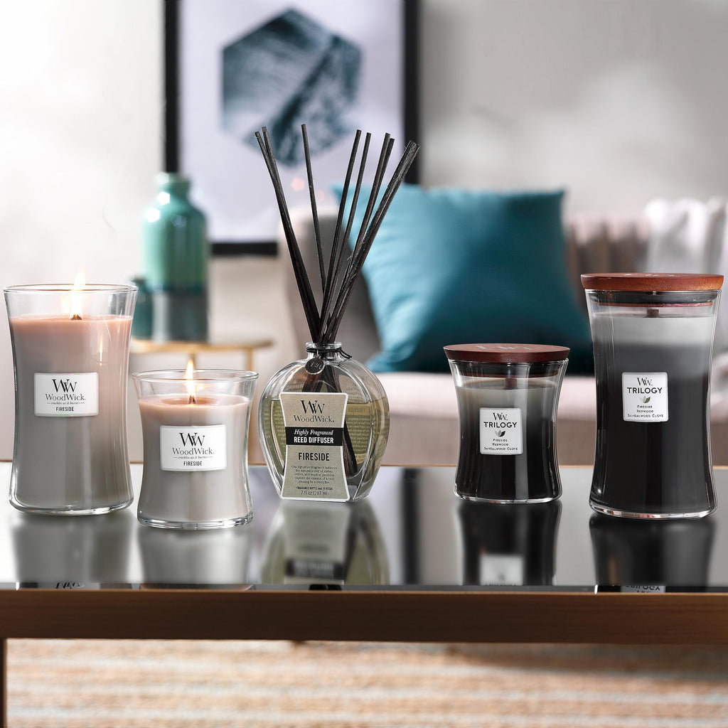 Scented Trilogy Candle with Crackling Wick K1449
