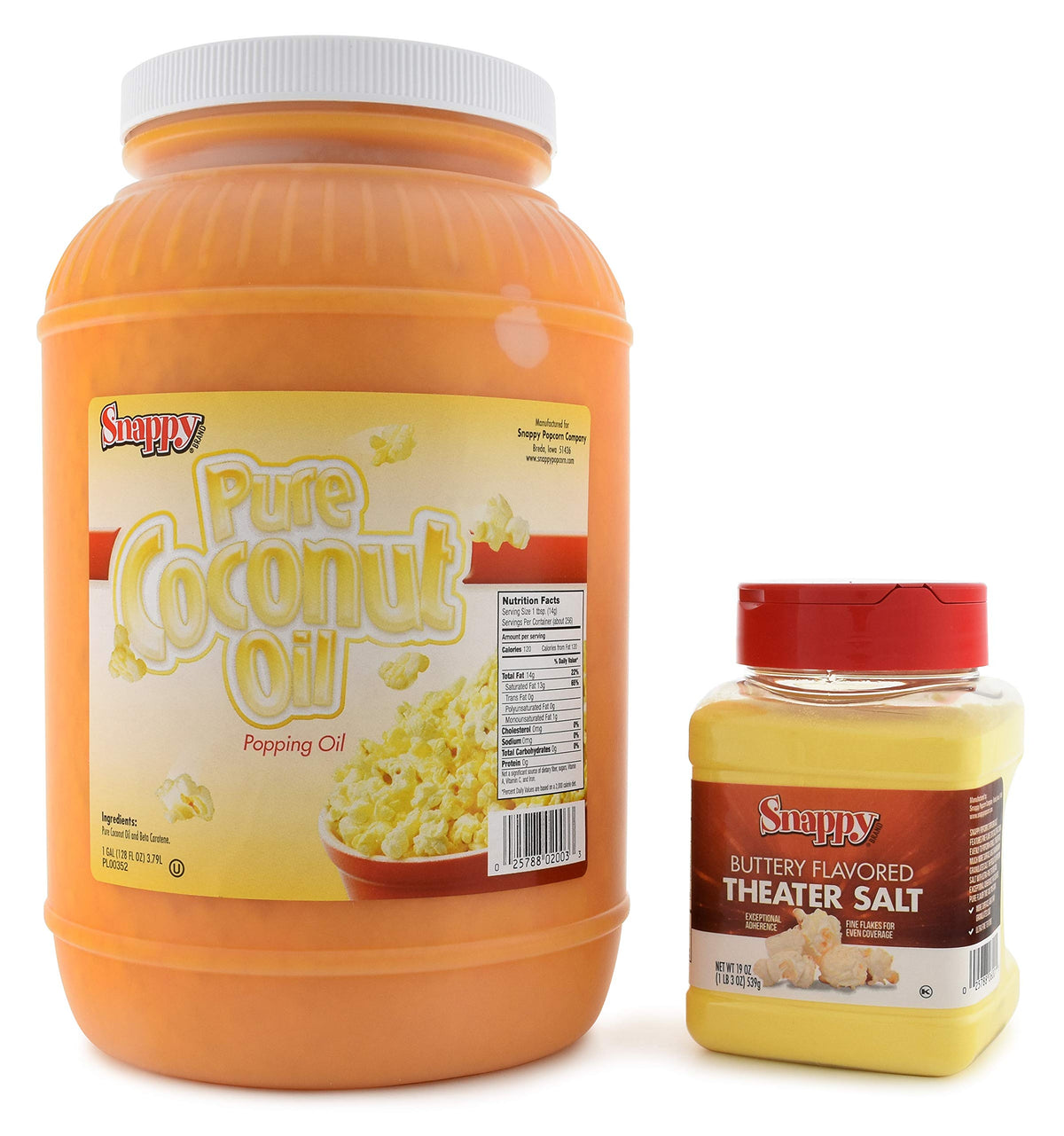 Butter Flavored Popcorn Kit with Coconut Oil and Theater Salt C7757