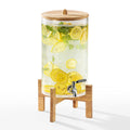 2 Gallon Glass Drink Dispenser with Stand F7002