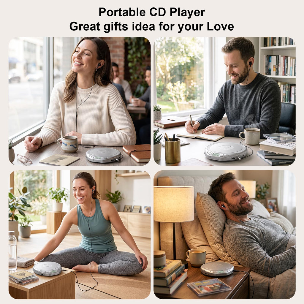 Portable CD Player with Earphones Z522