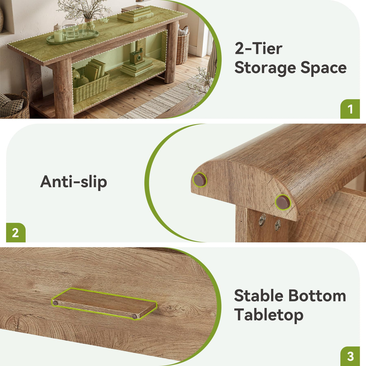 65 Inch Rustic Brown TV Stand W96273