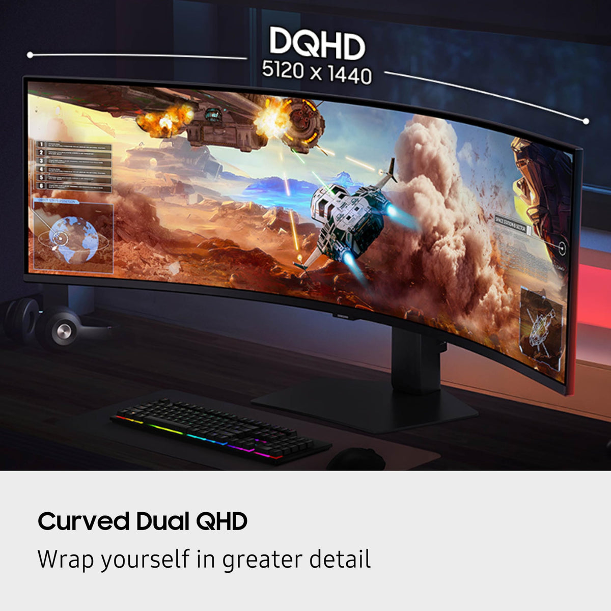 49-inch Curved Ultra-Wide Gaming Monitor U4723