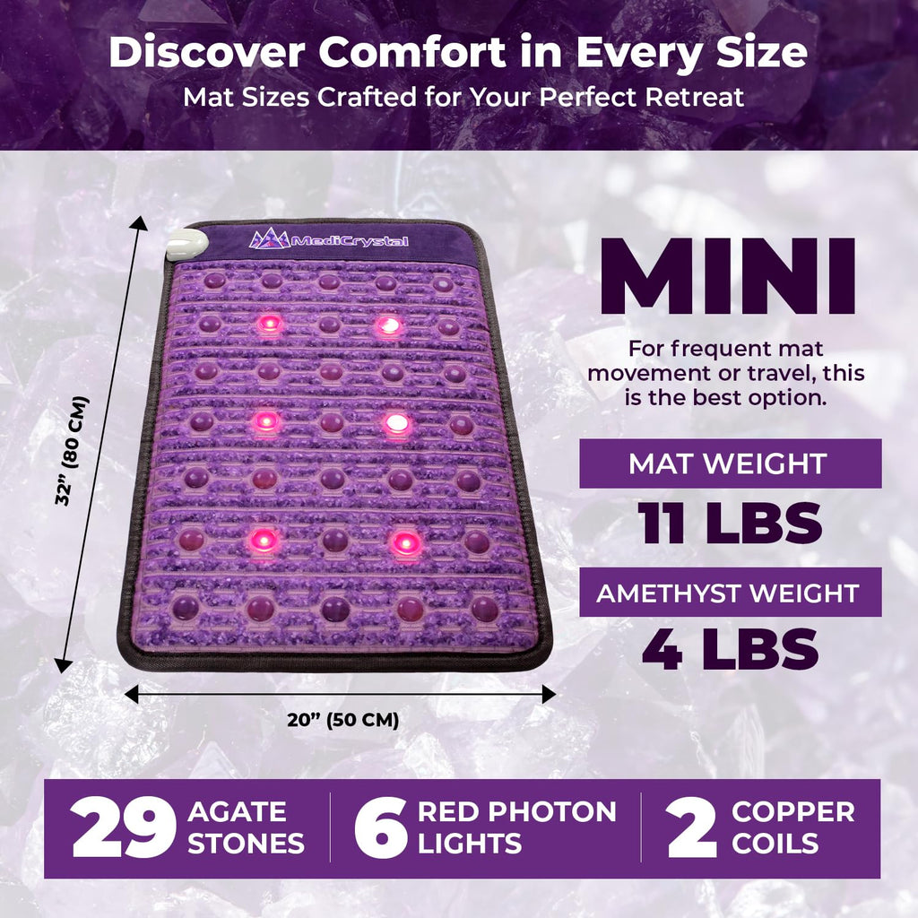 Far Infrared Amethyst Heating Pad Mini 32" L x 20"W R525858