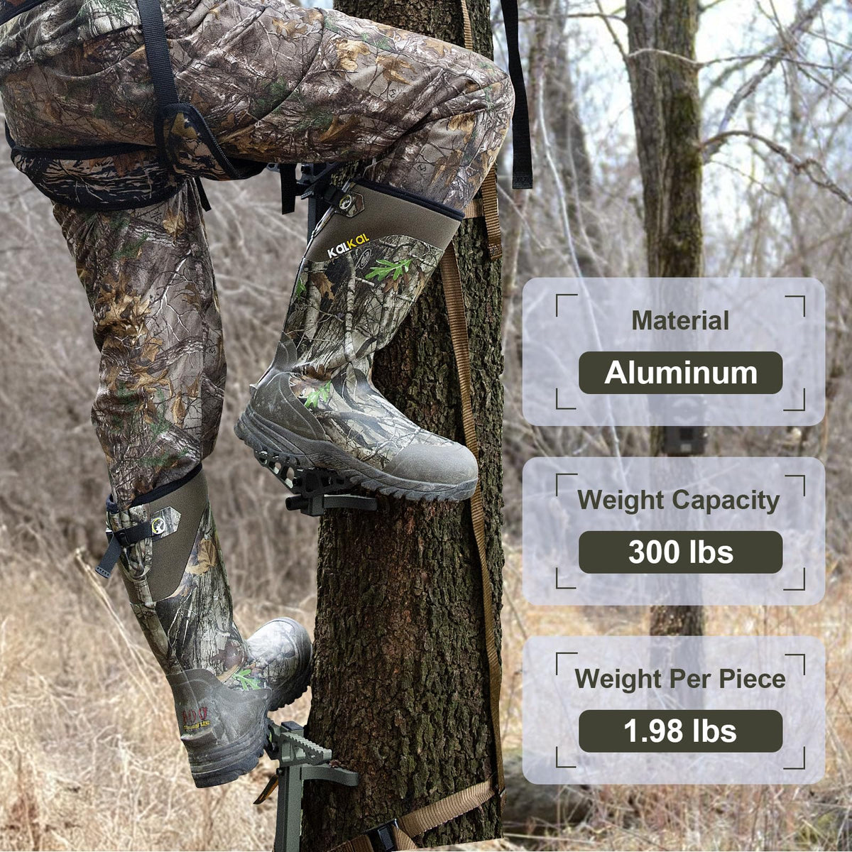 20" Aluminum Tree Stand Climbing Sticks 4 Pack X78469