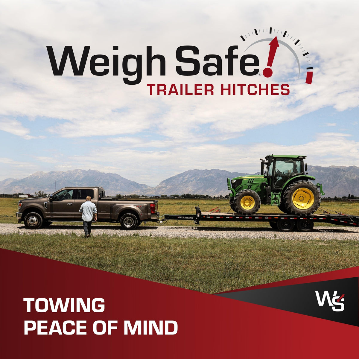 Weight Distribution Hitch with Anti-Sway, 6" Drop, 2" Shank, 8,500-lb Towing Capacity E3909